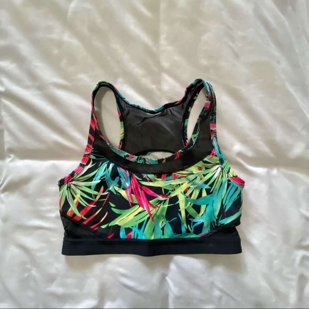 Fabletics tropical sports bra